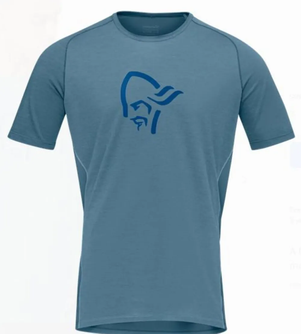 Heren Norrona Shirts Heren|Fjørå wool t-shirt M