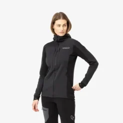 DAMES Norrona Vesten|Trollveggen powerstretch pro zip hood w's