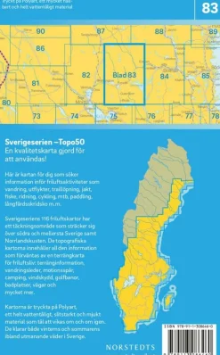 Norstedts Zweden Scandinavië & Ijsland|Topografische wandelkaart 83 Furudal