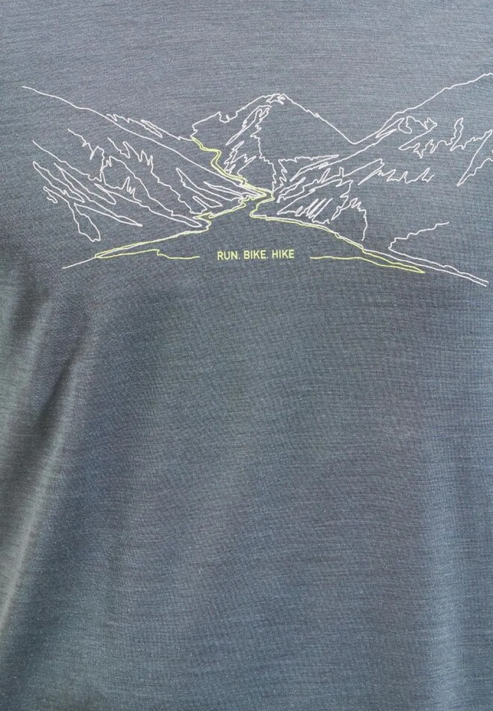 Heren Odlo Shirts Heren|Ascent PW130 t-shirt crew s/s 554182