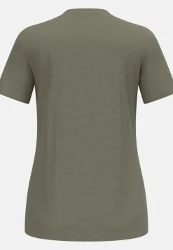 DAMES Odlo Shirts Dames|Merino Tencel Plain Tee T-Shirt Crew Neck wmns