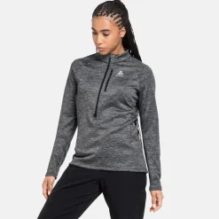 DAMES Odlo Truien|Mid layer 1/2 zip tencia 542551
