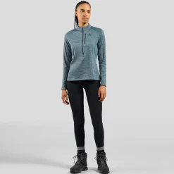 DAMES Odlo Truien|Mid layer 1/2 zip tencia 542551