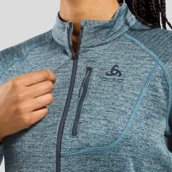 DAMES Odlo Truien|Mid layer 1/2 zip tencia 542551