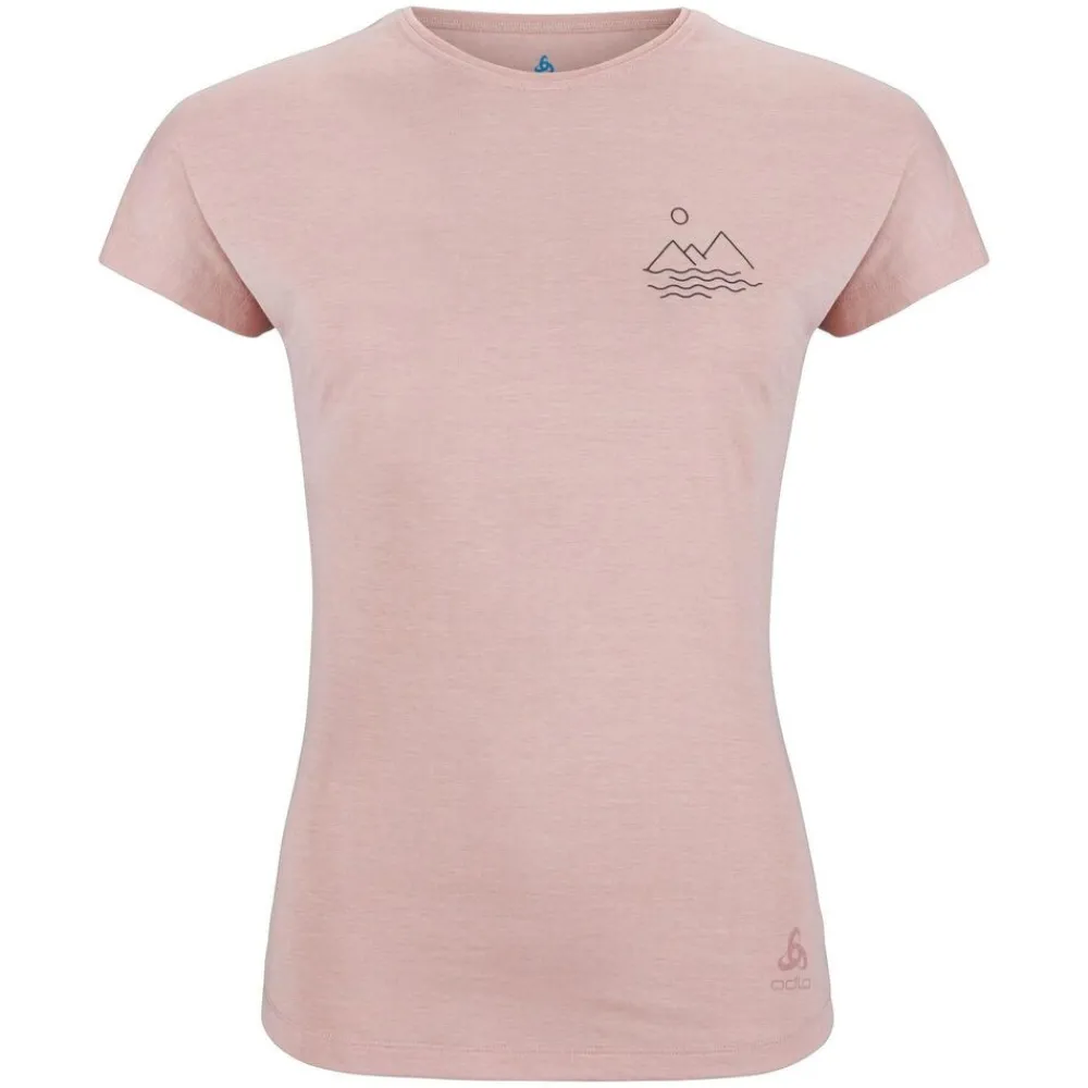 DAMES Odlo Shirts Dames|T-shirt crew neck s/s Ascent 551341