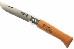 Opinel Messen|N0.08 classic carbon niet rvs/hout virobloc