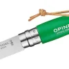 Opinel Messen|N°07 RVS leren koord zakmes