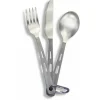 Optimus Campingservies|Titanium 3-Piece Cutlery Set Bestekset