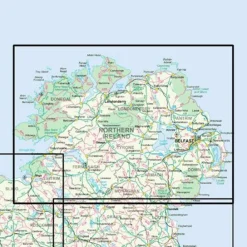 Ordnance Survey Ierland Groot-Brittanië & Ierland|Wegenkaart Noord-Ierland