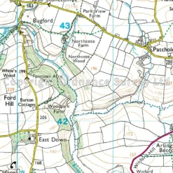 Ordnance Survey Groot-Brittanië & Ierland|Wandelkaart OL9 Explorer Exmoor