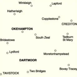 Ordnance Survey Groot-Brittanië & Ierland|Wandelkaart 191 Okehampton & North Dartmoor