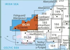 Ordnance Survey Groot-Brittanië & Ierland|Wandelkaart North Pembrokeshire Gogledd