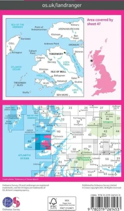 Ordnance Survey Groot-Brittanië & Ierland|Wandelkaart 047 Tobermory & North Mull