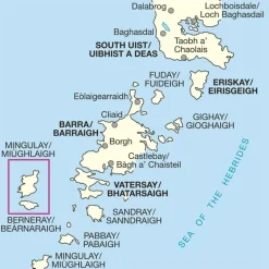 Ordnance Survey Groot-Brittanië & Ierland|Wandelkaart 031 Barra & South Uist
