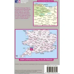 Ordnance Survey Groot-Brittanië & Ierland|Wandelkaart 181 Minehead & Brendon Hills