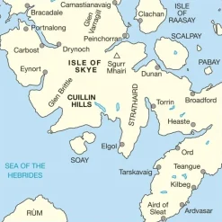 Ordnance Survey Groot-Brittanië & Ierland|Wandelkaart 032 South Skye & Cuillin Hills