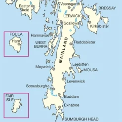 Ordnance Survey Groot-Brittanië & Ierland|Wandelkaart 004 Shetland