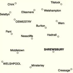Ordnance Survey Groot-Brittanië & Ierland|Wandelkaart 126 Shrewsbury - Oswestry