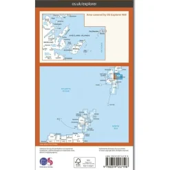 Ordnance Survey Groot-Brittanië & Ierland|Wandelkaart Explorer OL468 Shetland Mainland North East