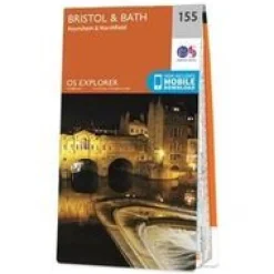 Ordnance Survey Groot-Brittanië & Ierland|Wandelkaart OS Explorer 155 Bristol Bath