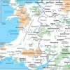 Ordnance Survey Groot-Brittanië & Ierland|Wegenkaart 6 Wales - Midlands West