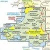 Ordnance Survey Groot-Brittanië & Ierland|Wegenkaart Wales south/Wales mid tour 11 1/175