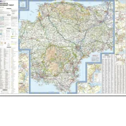 Ordnance Survey Groot-Brittanië & Ierland|Wegenkaart fietskaart Tour 05 Devon Somerset West