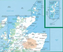 Ordnance Survey Groot-Brittanië & Ierland|Wegenkaart 1 Schotland Noord