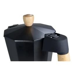 origin outdoors Koffie & Toebehoren|Espresso Maker Bellanapoli 6 Cup Real Wooden Handl