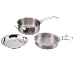 origin outdoors Pannen & Ketels|Stainless steel Cooking set 'snap pack'