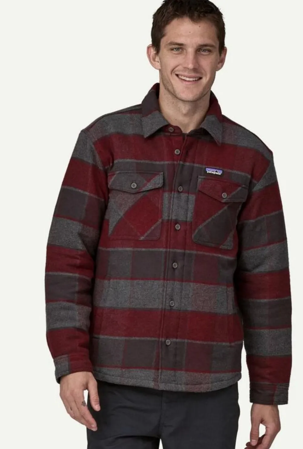 Heren Patagonia Vesten|Overhemden|M's LW Insulated Fjord Flannel Shirt