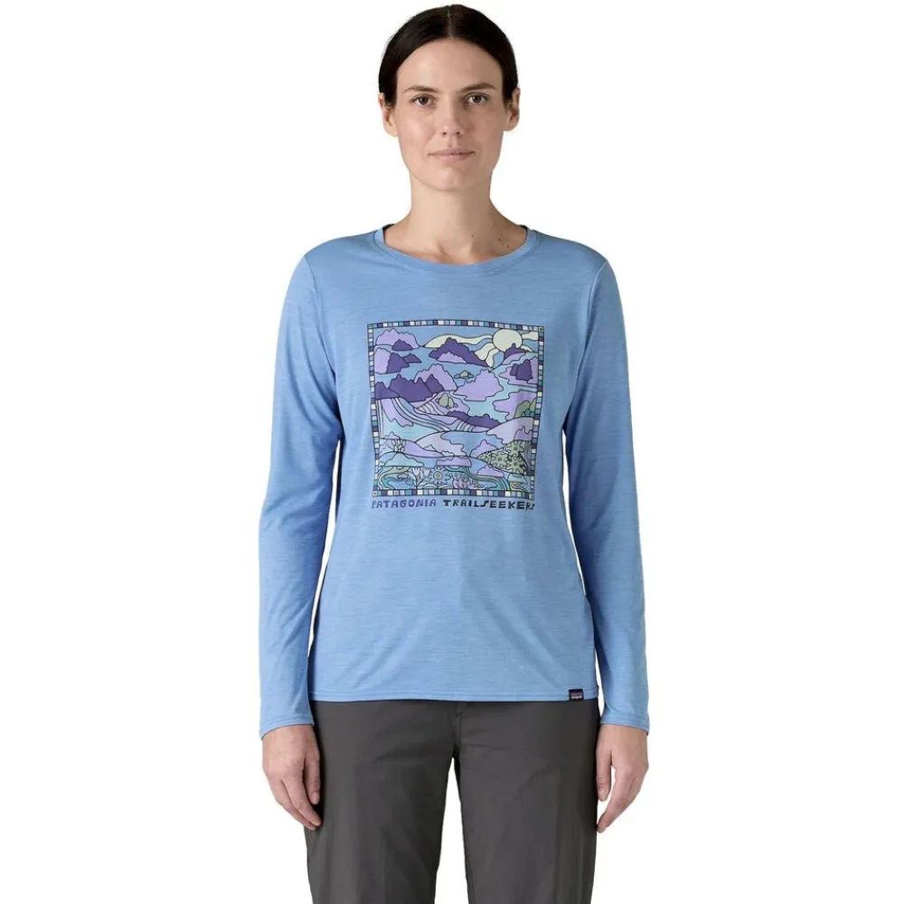 DAMES Patagonia Shirts Dames|W's L/S Cap cool daily graphic shirt