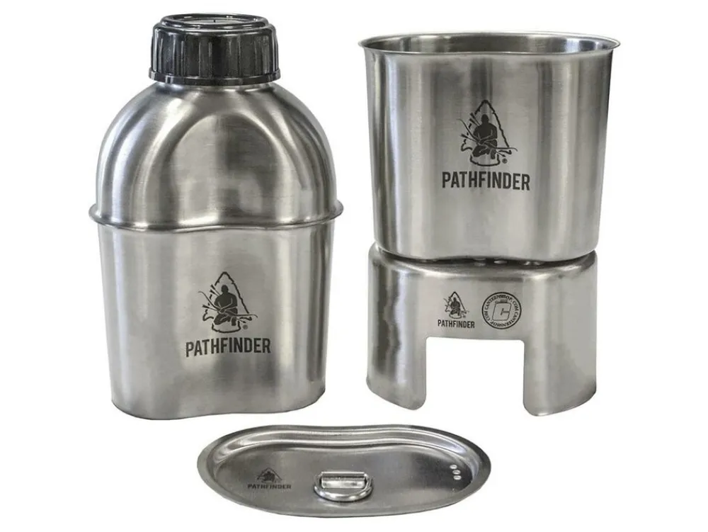 pathfinder Pannen & Ketels|RVS veldfles kookset