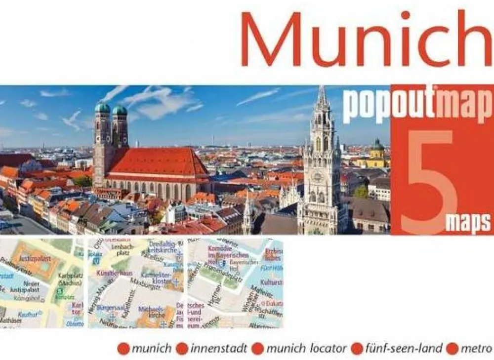 PopOut Map Duitsland|Munchen PopOutMap
