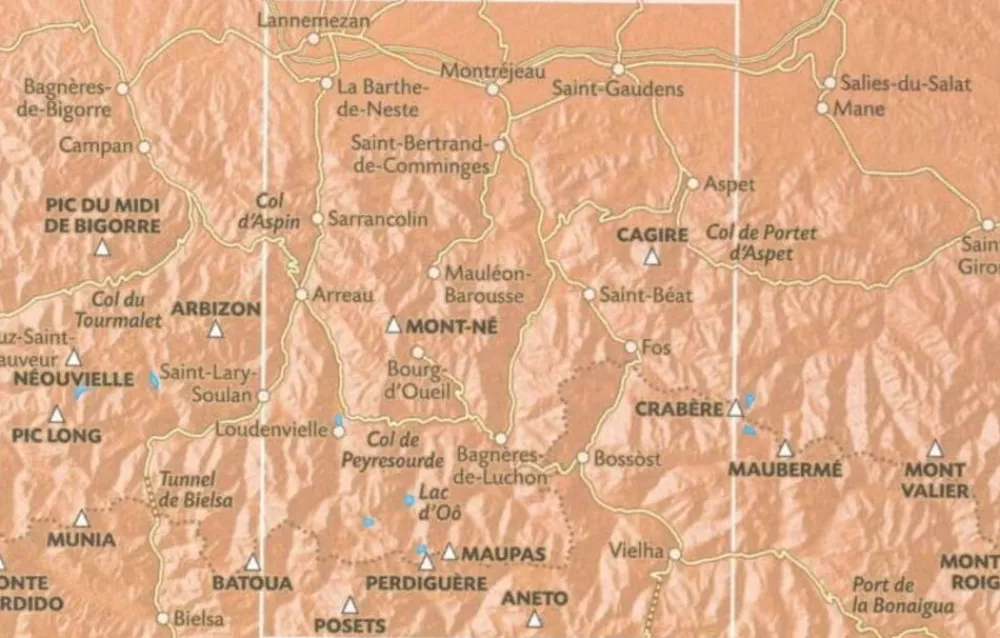 Rando Editions Frankrijk|Wandelkaart 05 Luchon