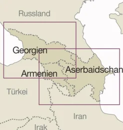 Reise know how Kaukasus|Oost-Europa|Wegenkaart Kaukasus