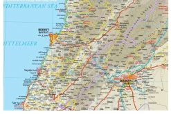 Reise know how Midden-Oosten|Wegenkaart Syrië - Libanon