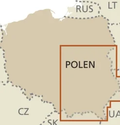 Reise know how Oost-Europa|Wegenkaart Polen Zuidoost