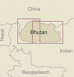 Reise know how Nepal, Bhutan & Tibet|Wegenkaart Bhutan