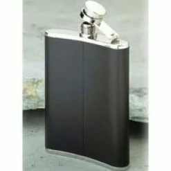 Relags Flessen & Waterzakken|Drankflesje 180ml Leder Platvink Zakflacon