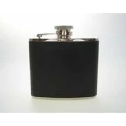 Relags Flessen & Waterzakken|Drankflesje 120ml leder Platvink Zakflacon