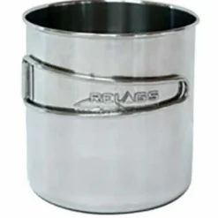 Relags Campingservies|Edelstahlbecher Space Saver RVS Beker