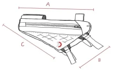 Revelate Designs Fietstassen|Fietstassen|Sandur Frame Bag Small Black