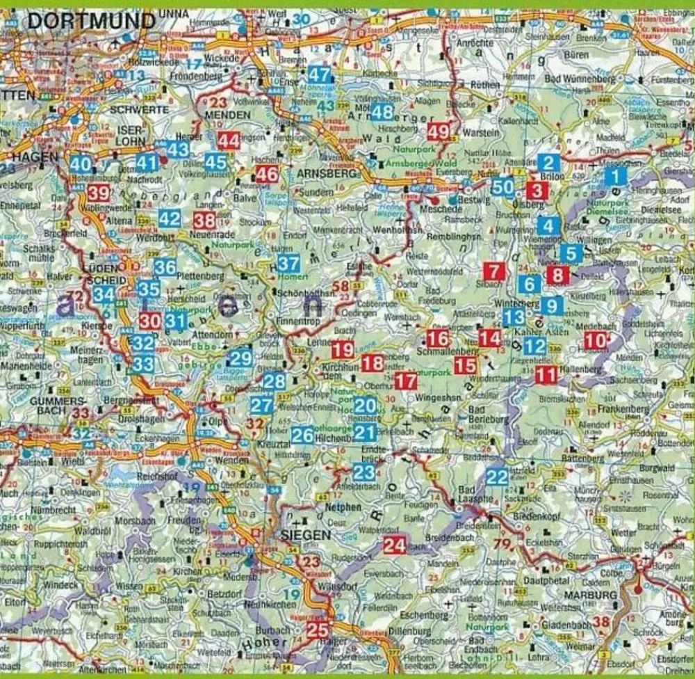 Rother Nederlandstalig Duitsland|Wandelgids Sauerland