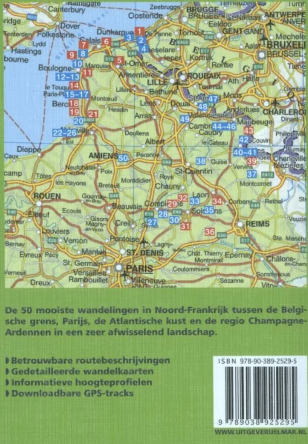 Rother Nederlandstalig Frankrijk|Wandelgids Picardie