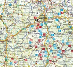 Rother Frankrijk|Wandelgids Auvergne guide rando (Franstalig)