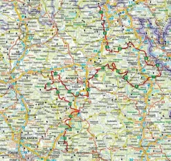 Rother Duitsland|Wandelgids Fränkischer Gebirgsweg