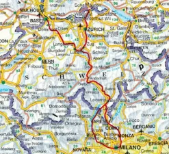 Rother Zwitserland|Italië & Malta|Wandelgids Gotthardweg