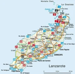 Rother Spanje & Portugal|Wandelgids Lanzarote 35 touren