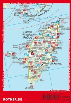 Rother Balkan, Griekenland & Cyprus|Wandelgids Rhodos met Symi en Chalki